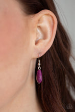 Load image into Gallery viewer, Prowling Prowess Purple Necklace