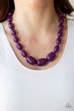 Load image into Gallery viewer, Poppin Popularity Purple Necklace