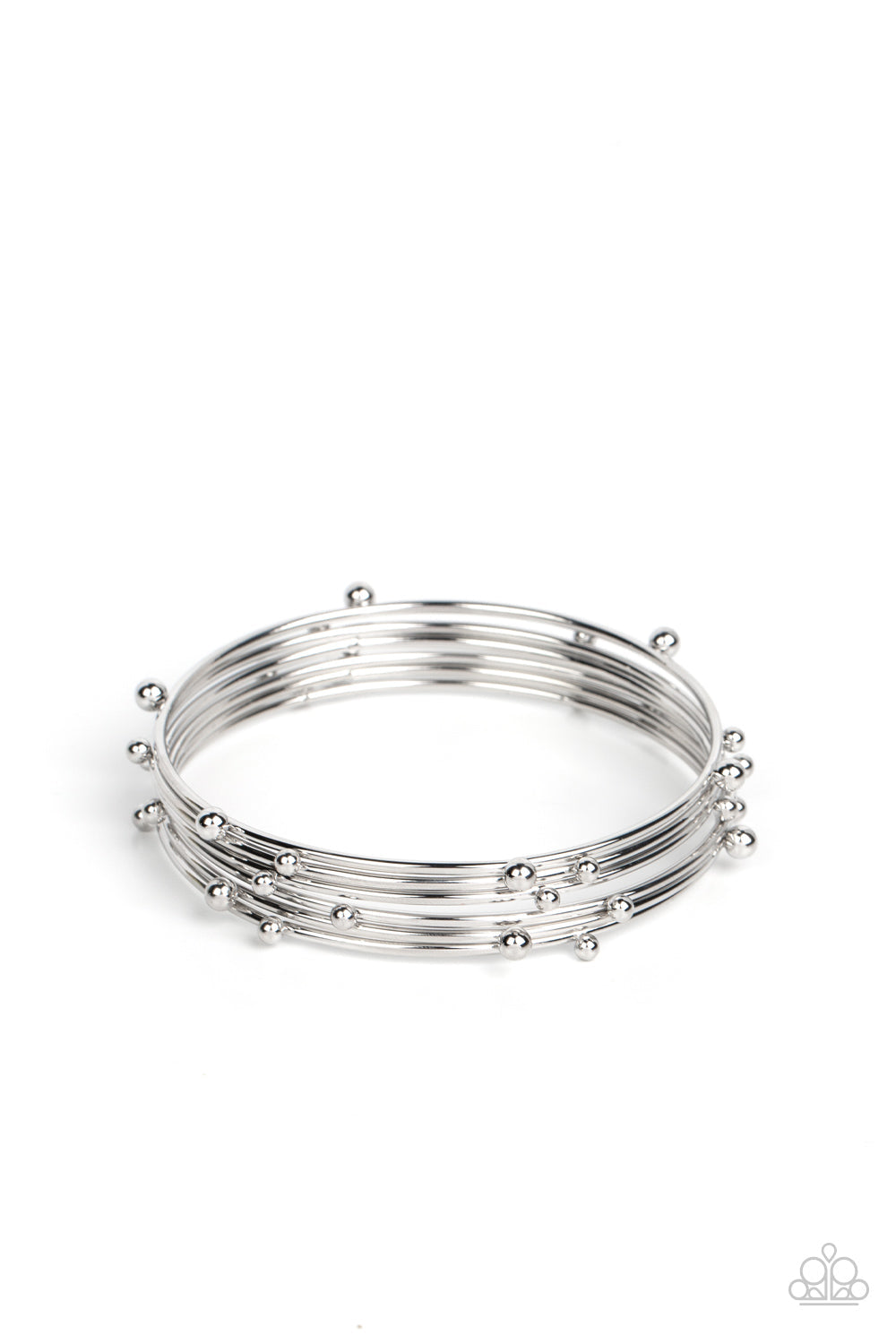 Metro Satellite Silver Bangles