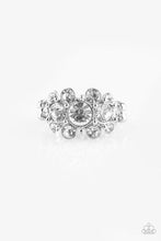 Load image into Gallery viewer, Billion Dollar Bombshell White Skinny Band Ring