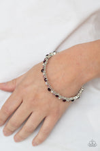 Load image into Gallery viewer, Twinkly Trendsetter Purple Bangle