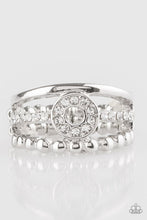 Load image into Gallery viewer, Cost of Living White Skinny Band Ring