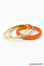 Load image into Gallery viewer, Wood If I Could Orange Bangles