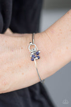 Load image into Gallery viewer, Works Like A Gleam Blue Bangle
