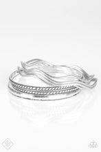 Load image into Gallery viewer, Zesty Zimbabwe Silver Bangles