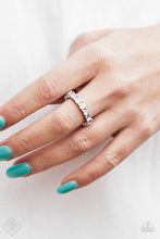 Load image into Gallery viewer, Glow Goals White Skinny Band Ring