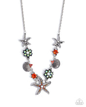 Load image into Gallery viewer, Starfish Song Orange Necklace