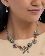 Load image into Gallery viewer, Starfish Song Orange Necklace