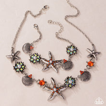 Load image into Gallery viewer, Starfish Song Orange Necklace