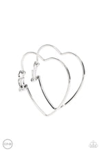 Load image into Gallery viewer, Harmonious Hearts Silver Clip On Earrings