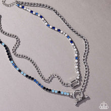 Load image into Gallery viewer, Mismatched Makeover Blue Necklace