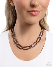 Load image into Gallery viewer, Technical Texture Copper Necklace