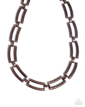 Load image into Gallery viewer, Technical Texture Copper Necklace