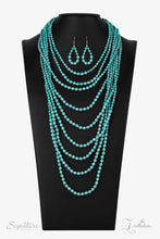 Load image into Gallery viewer, The Hilary Turquoise Zi Necklace 2021
