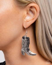 Load image into Gallery viewer, Southern Belle of the Ball Black Earrings