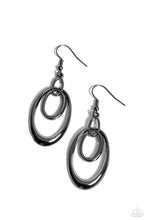 Load image into Gallery viewer, So Oval-rated Black Earrings