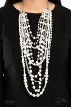 Load image into Gallery viewer, The LeCrecia White Zi Necklace 2020