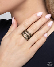 Load image into Gallery viewer, Stay Wild Flower Child Brass Ring