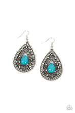Load image into Gallery viewer, Cloud Nine Couture Blue Earrings