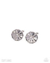 Load image into Gallery viewer, Octagonal Opulence White Cuff Link