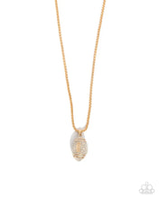 Load image into Gallery viewer, End Zone Elegance Gold Necklace