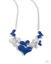 Load image into Gallery viewer, Room In My Heart For More Blue Necklace