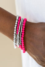 Load image into Gallery viewer, Colorfully Chromatic Pink Bracelet