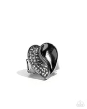 Load image into Gallery viewer, Half of Me Black Ring