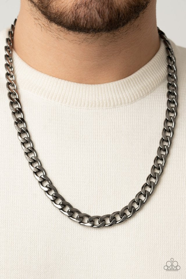 Knockout Champ Black Men’s Necklace