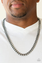 Load image into Gallery viewer, Full Court Black Men’s Necklace