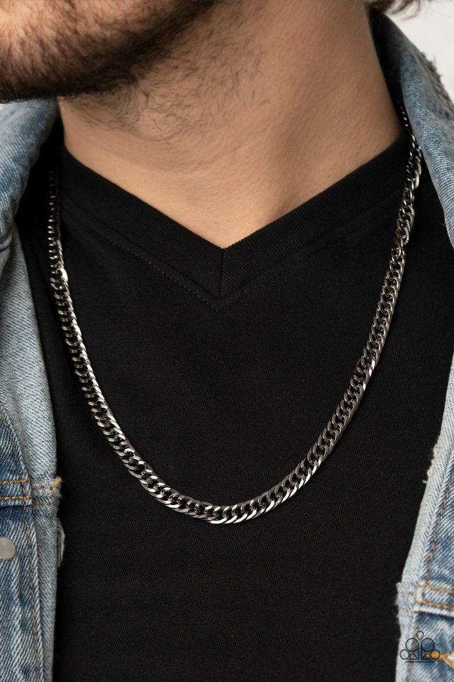 Valiant Victor Black Men’s Necklace
