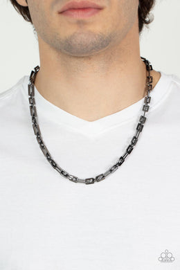 Rocket Zone Black Men’s Necklace