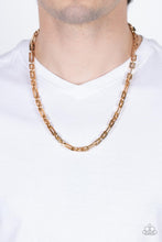 Load image into Gallery viewer, Rocket Zone Gold Men’s Necklace