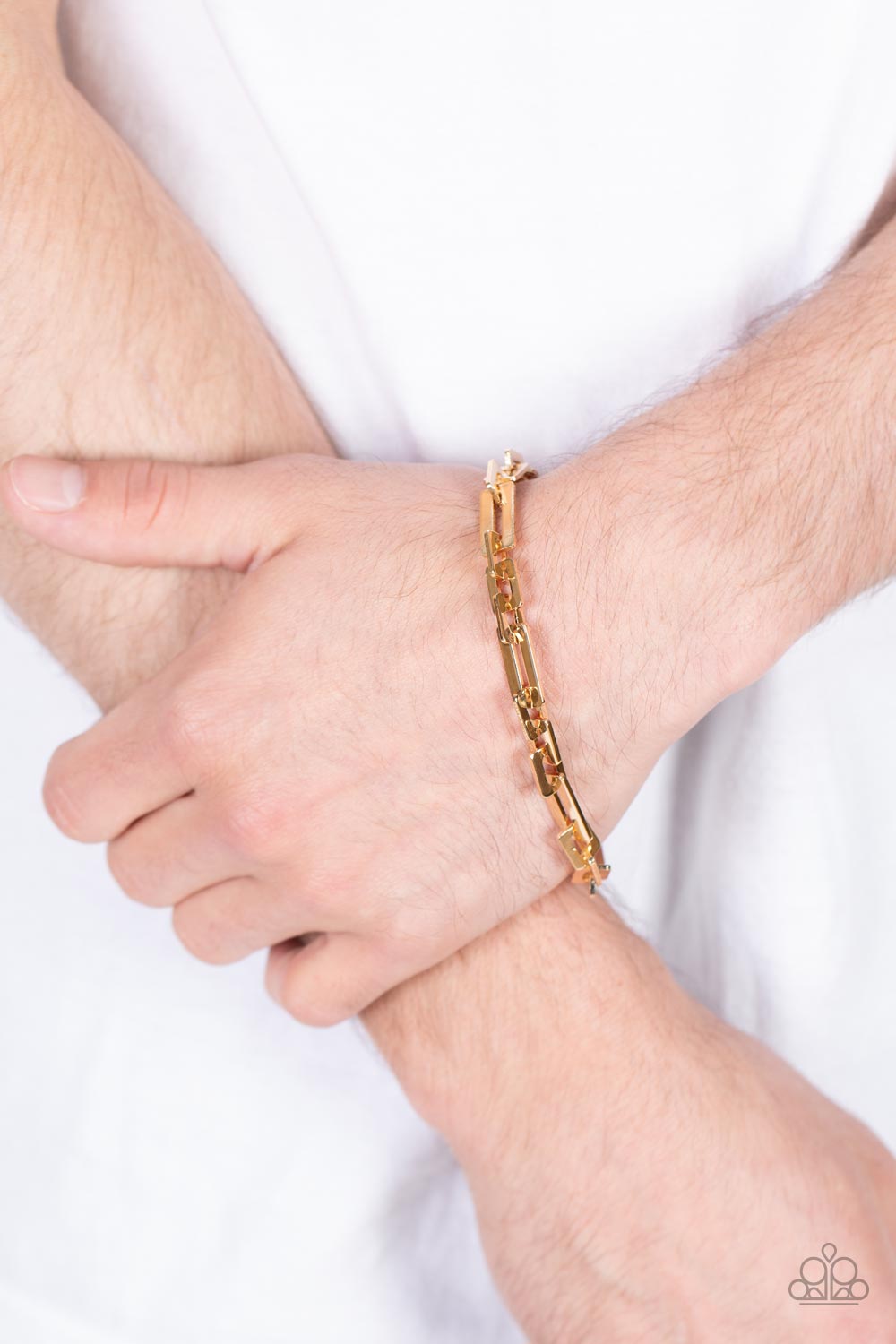 Stratosphere Gear Gold Bracelet