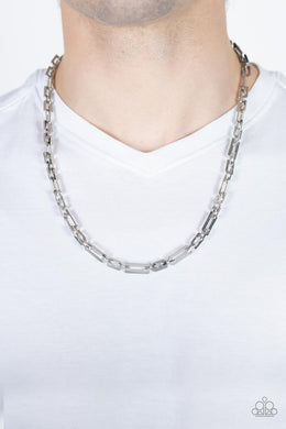 Rocket Zone Silver Men’s Necklace