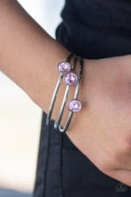 Load image into Gallery viewer, Be All You Can BeDAZZLE Pink Bangle