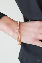 Load image into Gallery viewer, Ballroom Bling Gold Bangle