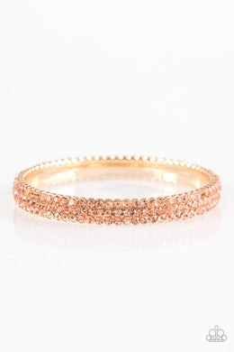 Ballroom Bling Gold Bangle