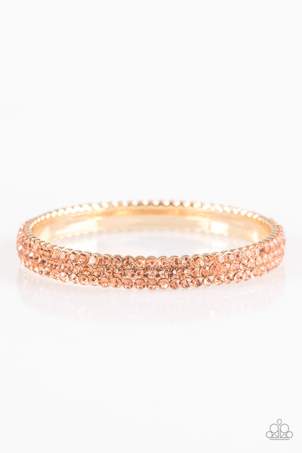 Ballroom Bling Gold Bangle