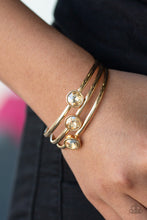 Load image into Gallery viewer, Be All You Can BeDAZZLE Gold Bangle