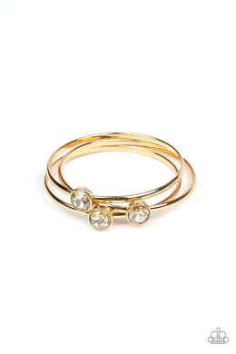 Be All You Can BeDAZZLE Gold Bangle