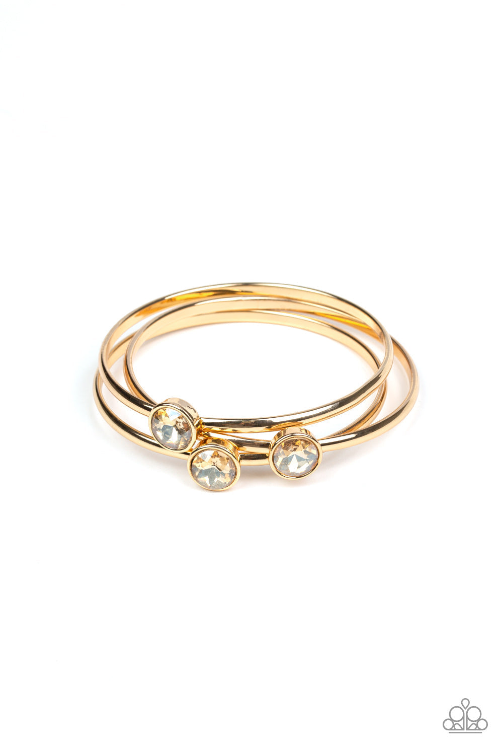 Be All You Can BeDAZZLE Gold Bangle