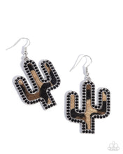 Load image into Gallery viewer, Western Worth Black Earrings