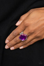 Load image into Gallery viewer, Abstract Escapade Purple Ring
