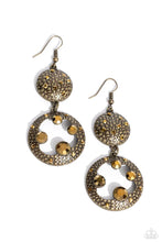 Load image into Gallery viewer, Eastern Entrada Brass Earrings