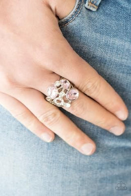 All Glammed Up White Ring