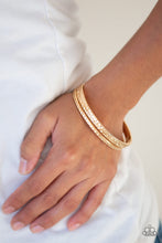 Load image into Gallery viewer, Casually Couture Gold Bangles
