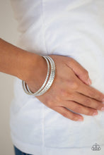 Load image into Gallery viewer, Casually Couture Silver Bangles