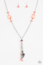 Load image into Gallery viewer, Heart Stopping Harmony Orange Necklace