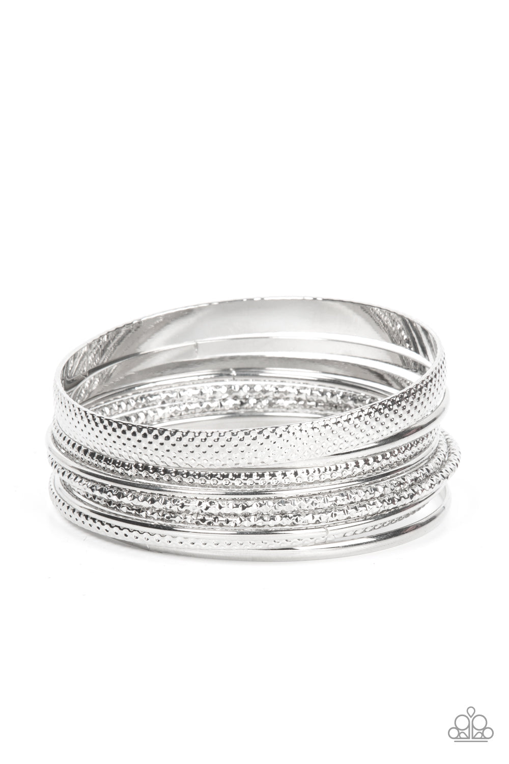 Circlet Circus Silver Bangles